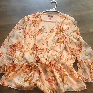 Vince Camuto Bell Sleeve Blouse